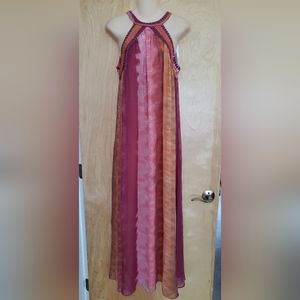New Zara maxi dress tie dye sz medium